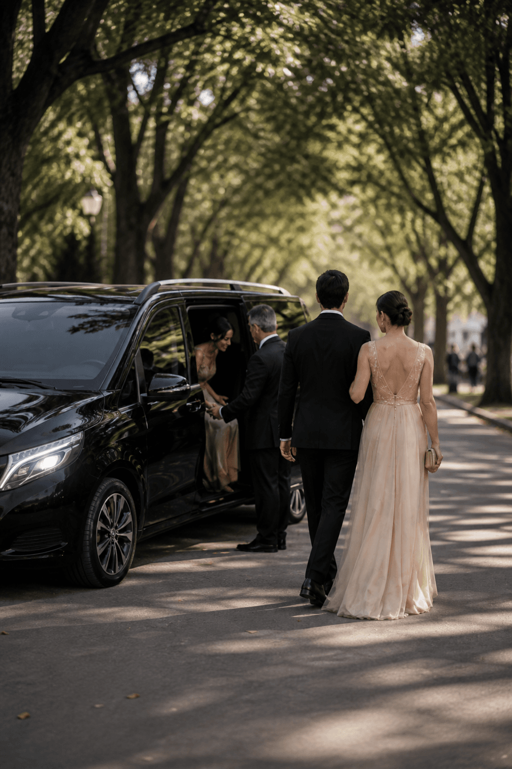Mercedes-Benz V-Class arranged for group transport at a Sydney event