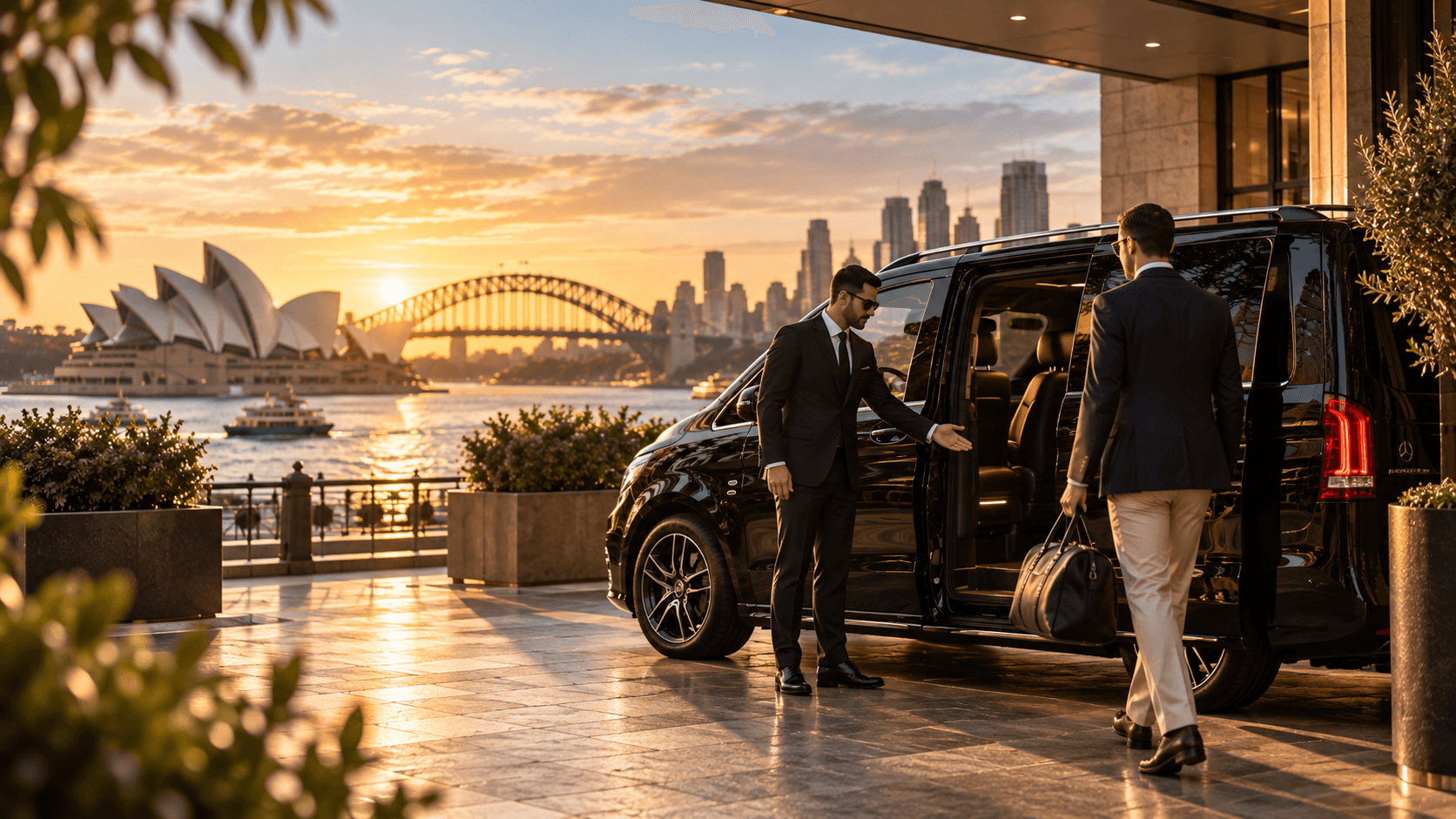 Private chauffeur service in Sydney with Mercedes-Benz V-Class